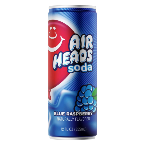 Air Heads Soda Blue Raspberry 12oz