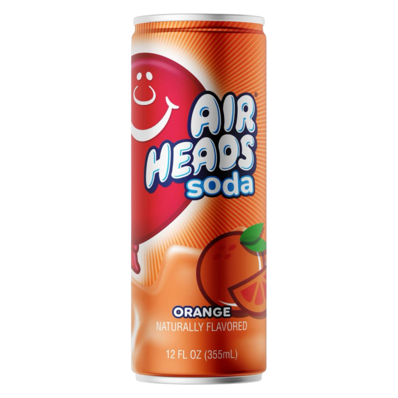 Air Heads Soda Orange 12oz