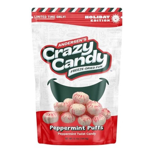 Crazy Candy Peppermint Puffs